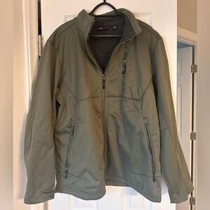 Swiss Tech Men's Army Green Softshell Jacket